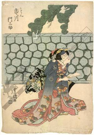 Utagawa Toyokuni I: Ichikawa Monnosuke as Orin - Austrian Museum of Applied Arts