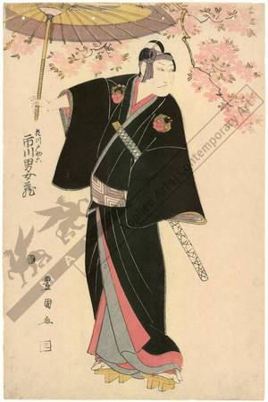 歌川豊国: Ichikawa Omezo as Hanagawado no Sukeroku - Austrian Museum of Applied Arts