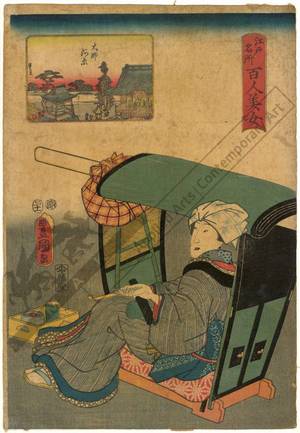 Utagawa Kunisada: Taishigahara - Austrian Museum of Applied Arts