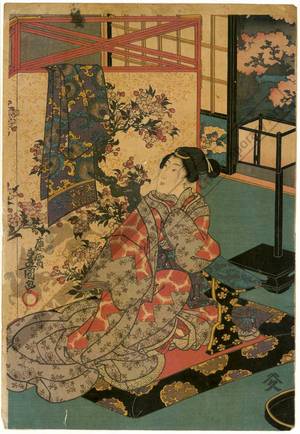 Utagawa Kunisada: Flowers - Austrian Museum of Applied Arts