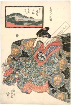 Utagawa Kunisada: Disturbing bells on the morning after - Austrian Museum of Applied Arts