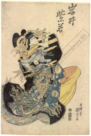 Utagawa Kunisada: Actor Iwai Shijaku - Austrian Museum of Applied Arts