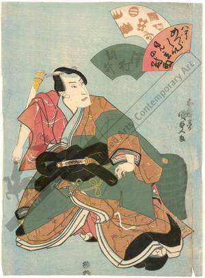 Utagawa Kunisada: Actor Sawamura Tossho - Austrian Museum of Applied Arts