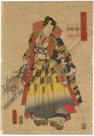 Utagawa Kunisada: Drifting boat - Austrian Museum of Applied Arts