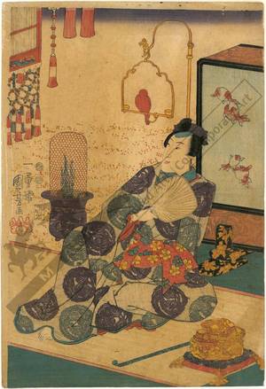 Utagawa Kuniyoshi: Modern version of the Tale of Ise - Austrian Museum of Applied Arts