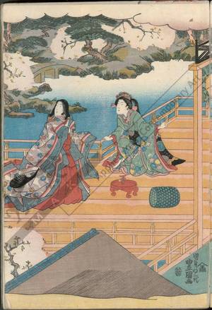 Utagawa Kunisada: Chapter of “The young Murasaki” - Austrian Museum of Applied Arts