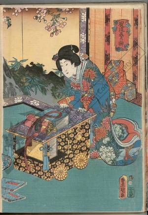 Utagawa Kunisada: Popular entertainments in spring - Austrian Museum of Applied Arts