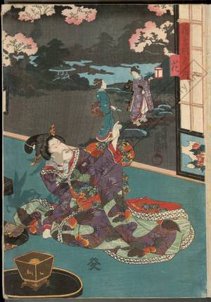 Utagawa Kunisada: Flowers - Austrian Museum of Applied Arts