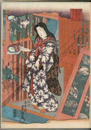 Utagawa Kunisada, 歌川国貞 (Utagawa Kunisada I)による浮世絵「Evening faces (title not original)」