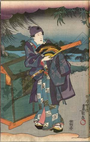 Utagawa Kunisada: Evening faces (title not original) - Austrian Museum of Applied Arts