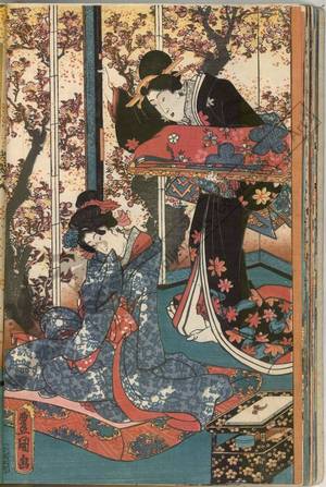 Utagawa Kunisada, 歌川国貞 (Utagawa Kunisada I)による浮世絵「Spring morning」