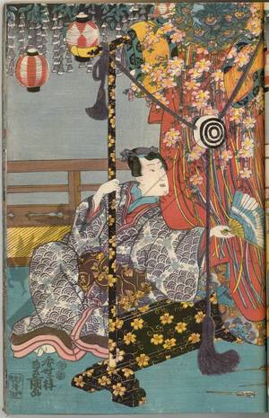 Utagawa Kunisada, 歌川国貞 (Utagawa Kunisada I)による浮世絵「Archery (title not original)」