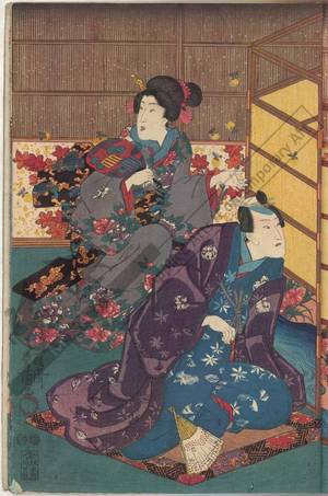 Utagawa Kunisada: Fireflies in the darkness - Austrian Museum of Applied Arts