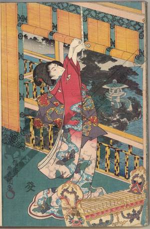 Utagawa Kunisada, 歌川国貞 (Utagawa Kunisada I)による浮世絵「Moon」