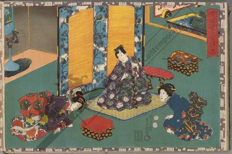 Utagawa Kunisada, 歌川国貞 (Utagawa Kunisada I)による浮世絵「Chapter 21」