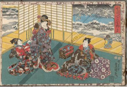 Utagawa Kunisada, 歌川国貞 (Utagawa Kunisada I)による浮世絵「Chapter 24」