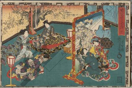 Utagawa Kunisada, 歌川国貞 (Utagawa Kunisada I)による浮世絵「Chapter 28」