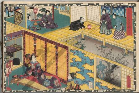 Utagawa Kunisada, 歌川国貞 (Utagawa Kunisada I)による浮世絵「Chapter 47」