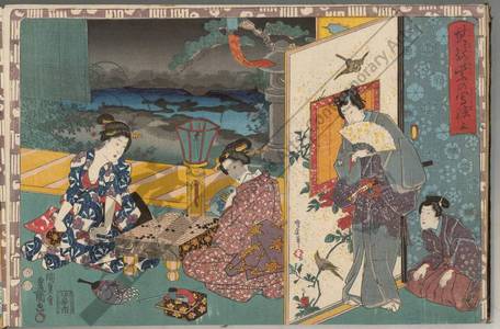 Utagawa Kunisada, 歌川国貞 (Utagawa Kunisada I)による浮世絵「Chapter 3」