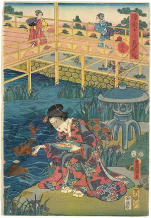 Utagawa Kunisada: Fifth month - Austrian Museum of Applied Arts