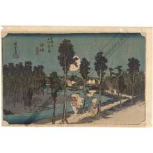 Utagawa Hiroshige: Numazu: Twilight (Station 12, Print 13) - Austrian Museum of Applied Arts