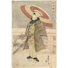 Utagawa Toyokuni I: Actor Matsumoto Kinsho - Austrian Museum of Applied Arts