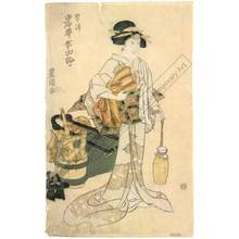 Utagawa Toyokuni I: Iwai Hanshiro as Kotoura - Austrian Museum of Applied Arts