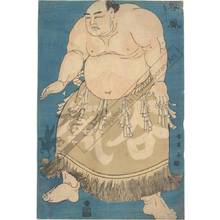 勝川春英: Sumo wrestler Tanikaze - Austrian Museum of Applied Arts