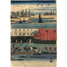 Utagawa Hiroshige: General view of Kasumigaseki - Austrian Museum of Applied Arts