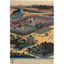 歌川広重: General view of Toeizan at Ueno - Austrian Museum of Applied Arts