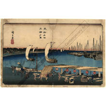 Utagawa Hiroshige: Evening view of Takanawa - Austrian Museum of Applied Arts