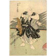 Utagawa Toyokuni I: Arashi Sangoro as Saigyo - Austrian Museum of Applied Arts