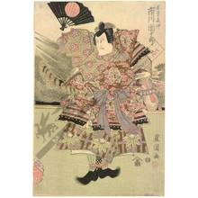 Utagawa Toyokuni I: Ichikawa Danjuro as Kiso no Yoshinaka - Austrian Museum of Applied Arts