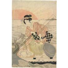 菊川英山: Elegant women as fishermen - Austrian Museum of Applied Arts