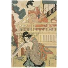 Utagawa Toyokuni I: Chushingura parody (title not original) - Austrian Museum of Applied Arts