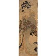 Kitagawa Utamaro: Courtesan (title not original) - Austrian Museum of Applied Arts