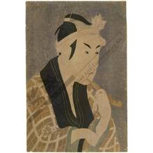 Toshusai Sharaku: Matsumoto Koshiro as Gorobei (title not original) - Austrian Museum of Applied Arts