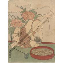 Isoda Koryusai: Child with a turtle (title not original) - Austrian Museum of Applied Arts
