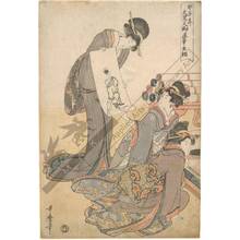 Kitagawa Utamaro: Self-made New Year‘s drawing of the lucky god Daikoku in the year of the rat - Austrian Museum of Applied Arts