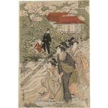 Kitagawa Utamaro: Women near a river (title not original) - Austrian Museum of Applied Arts