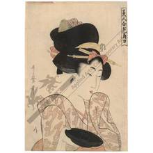 喜多川歌麿: Teahouse girl (title not original) - Austrian Museum of Applied Arts