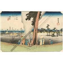 Utagawa Hiroshige: Hamamatsu: Winter desolation (station 29, print 30) - Austrian Museum of Applied Arts