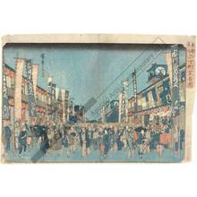 Utagawa Hiroshige: Theatres in Nichomachi - Austrian Museum of Applied Arts