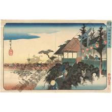 Utagawa Hiroshige: Eastern slope of the Kanda-Shrine - Austrian Museum of Applied Arts
