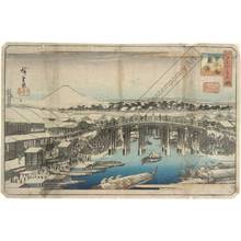 Utagawa Hiroshige: Clearing after a snowfall at Nihon-Bridge - Austrian Museum of Applied Arts