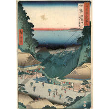 Utagawa Hiroshige: Province of Ise: Asama Hills and Tea-House on the Pass - Austrian Museum of Applied Arts