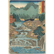 Utagawa Hiroshige: Province of Izu: The health resort Shuzenji - Austrian Museum of Applied Arts