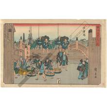 Utagawa Hiroshige: Nihon-Bridge (start, print 1) - Austrian Museum of Applied Arts