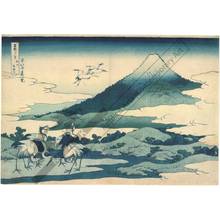 Katsushika Hokusai: Umezawa-cottage in the province of Sagami - Austrian Museum of Applied Arts
