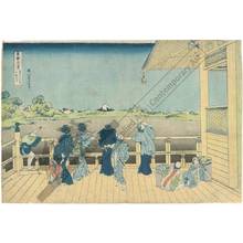 Katsushika Hokusai: Sazai hall of the temple of the “Fivehundred Arhat” - Austrian Museum of Applied Arts
